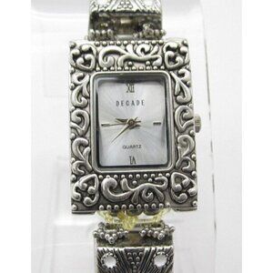 Women Decade Art Deco Quartz WR Analog 24mm Dial Causal Tank Style Watch (G358)